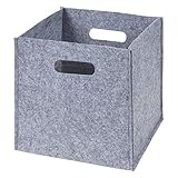 Sammy & Lou Felt Storage Cube Gray [並行輸入品]