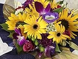『秋のセール！！9月5日0時〜9月10日24時まで』『誕生日・ギフト』『yellow・purpleギフトアレンジメント』『エスプリオフルール』