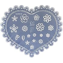 40%off‼️イロジェルシリコンモールド【ハート型】レリーフネイル フラワー Amazon | irogel イロジェルシリコンモールド【ハート型
