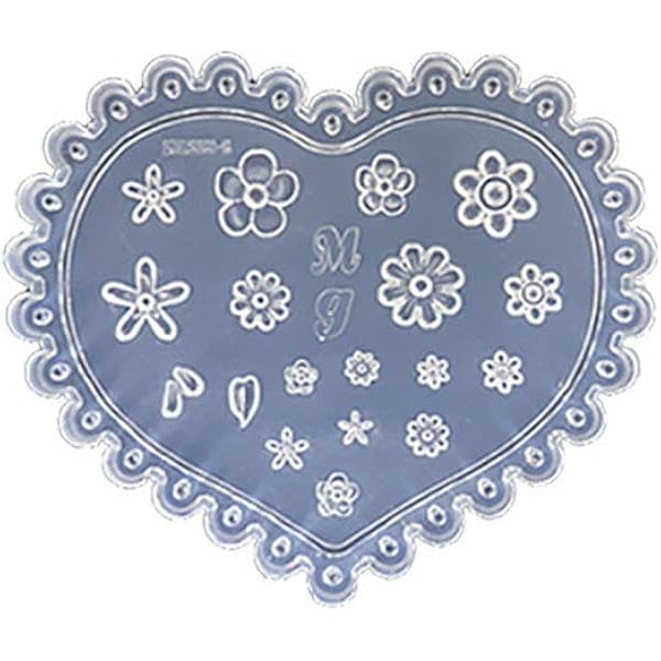 Amazon | irogel イロジェルシリコンモールド【ハート型】レリーフ