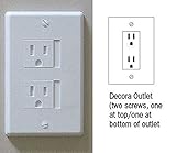 Self-closing 2 Screw Outlet Covers 6-pack (White) [並行輸入品]