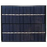 SODIAL 2W 12V 0-160MA　黒のソーラーパネル