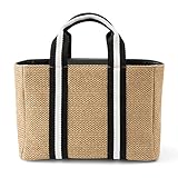 四角いフォルムでたっぷり入る かごバッグみたいな軽心地サブトート