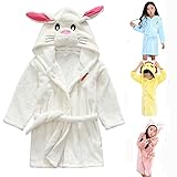 バスローブ 子ども用 厚手タオル地 お風呂 可愛い 漫画動物モデル 子供用 冬 長袖 保温 防寒 部屋着 男の子 パジャマ子供服 少年少女のバスローブ 出産祝い贈り物にも バスローブ ネグリジェ おし