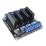 Fenteer 12V 4 チャンネル　G3MB-202Pソリッド　ステート　リレー　モジュール　抵抗ヒューズ付き　簡単インストール　高品質