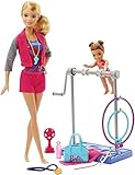 Gymnastic Coach Dolls & Playset
