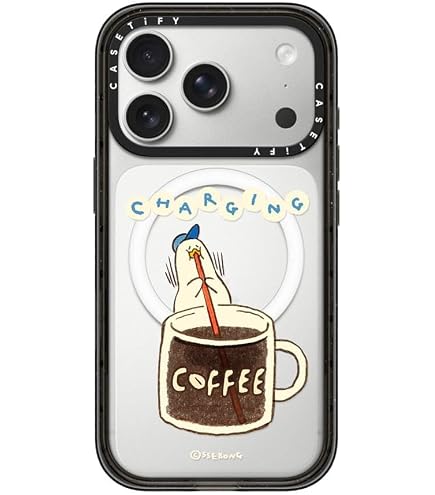 CASETiFY iPhoneケース コーヒーイラスト Amazon.co.jp: CASETiFY iPhone 17 Pro 用 ケース インパクトMagSafe