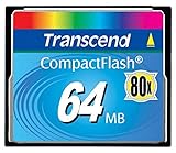 Transcend 64MB CF CARD (80X. TYPE I) TS64MCF80