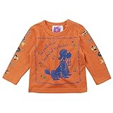 patogato(パトガト) 接結天竺プードル長袖Tシャツ 120cm /オレンジ NO.F-741025