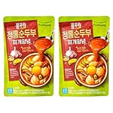 [プルムウォン] 正統 スンドゥブチゲ用 調味料 140g 柔らかい ピリ辛 韓国料理 [並行輸入品] (2個)