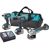 Makita XT324 18V LXT Lithium-Ion Cordless 3-Pc. Combo Kit by Makita