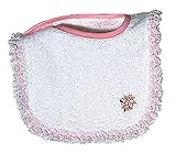 ディーギブ\u200b\u200bンスとCoRaindrops 6120雨滴6120ガール元の小さなレースビブ・ホワイト・ピンク