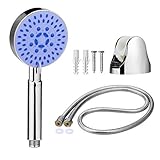 ハンドヘルドシャワーヘッドセットwith 3高圧力スプレーモード、60 "長いステンレススチールホース&調整可能マウントブラケット