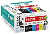 BCI-331XL+330XL/6MP リサイクルインクカートリッジ エコリカ ECI-C331XL-6P