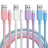 RACAYZEE USB Type C ケーブル 【2m+2m+2m+2m 4本】 USB-C & USB-A Pタイプc ケーブル 3A急速充電 QC3.0対応 充電ケーブルiPhone 17/16/15/Galaxy/Pixel/Google/Xiaomi等USB-C 機種対応