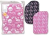 (パンダマニア)PANDA MANIA 【PANDA MANIA】 パンダマニア パンダちゃん総柄 ソフトフリース ブランケット マルチケット 70cm×100cm 70cm×100cm 本体ピンク