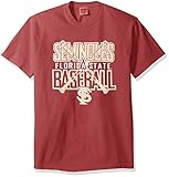 NCAA Florida State Seminoles Baseball Bats半袖快適カラーTシャツ、M、レンガ