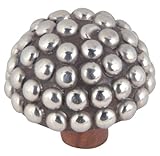 Atlas Homewares 3101 1-1/2-Inch Round Beaded Knob Silver [並行輸入品]