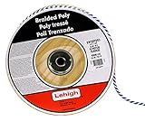 Lehigh BWSBP860 3/8-Inch by 600-Feet Polypropylene Solid Braid Derby Rope, Blue/White Lehigh [並行輸入品]