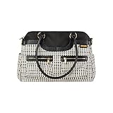 JJ Cole Satchel Diaper Bag, Black/Cream by JJ Cole