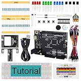 Freenove ベーシックスターターキット ボードV5 Rev4 Mini (Arduino IDEに対応)、Arm Cortex-M4 マイクロコントローラー、179ページの詳細チュートリアル、140項目、34プロジェクト