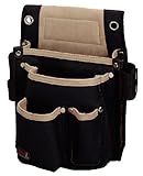 スリーエル(THREE L) 外縫型仮枠釘袋 ブラック SW-025 BK