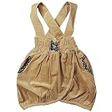 《春秋冬対応》SCHNEE(スネー) 細コール肩タスキスカート 80cm /ベージュ NO.F-661415