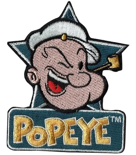 Amazon | POPEYE ポパイ ロゴ ワッペン アメリカン雑貨 かわいい