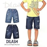 (ディラッシュ) DILASH盛夏'16/麻混デニムハーフパンツ 120 ネイビー