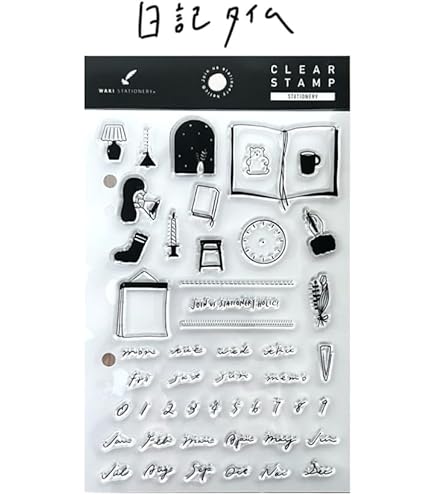 Amazon.co.jp: クリアスタンプ 帆船 灯台 OCEANS シリコン 判子