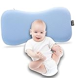 コノビヤ 子供まくら　 ベビー向き癖防止枕　絶壁頭 斜頭 変形 猫背 寝姿を矯正　寝つき　寝ハゲ対策 頭の形が良くなる 男女兼用 3ヶ月～6歳　汗とり 快眠 低反発ピロー 綿100% 無添加 寝ハゲ対