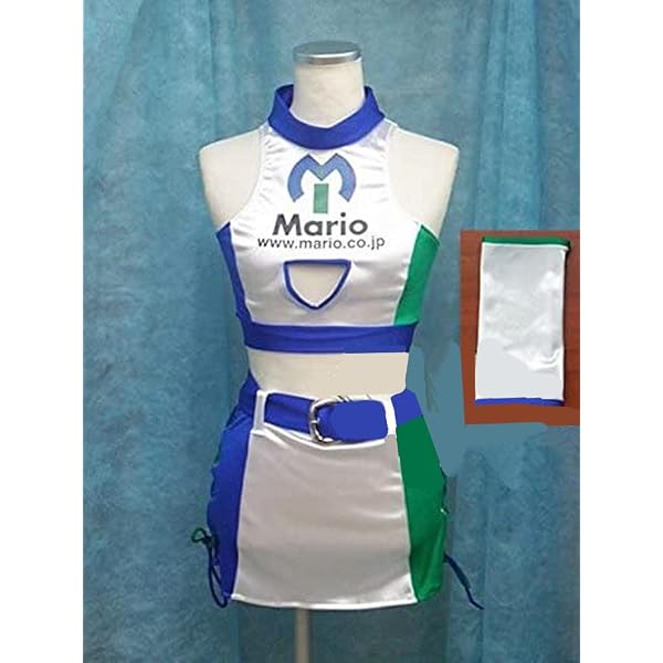Amazon.co.jp: DJXXCOS mario マリオレースクイーン4点 セットコスプレ