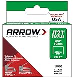 Arrow 276 Genuine JT21/T27 3/8-Inch Staples, 1,000-Count [並行輸入品]