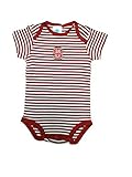 NC State Wolfpack NCAAストライプベビーボディスーツOnesie