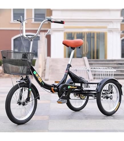Amazon.co.jp: 大人用三輪車 高齢者用ペダル自転車 3輪クルーザー 