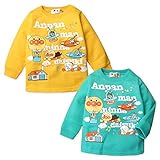 (グリーン/90cm)ベビー服 男の子 トレーナー 長袖 アンパンマン 裏起毛 キャラプリント パトロール柄 男児 ベビー