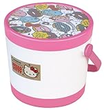 錦化成 収納 コンテナ ハローキティ ラウンドコンテナ (S) ピンク