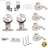 colibrox --新しいヨーロッパモダンステンレススチール木製スライドバーンドアハードウェアキットローラー、キャビネットバーンドアハードウェア、バーンドアハードウェアのキャビネット、バーンドアハー