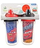 Disney Cars "Extreme Racing" 2-Pack Sippy Cups - red/black, one size by Learning Curve [並行輸入品]