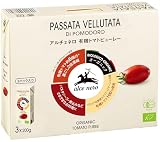 アルチェネロ ALCE NERO(アルチェネロ) 有機 トマトピューレー 3P (200g×3パックセット) (オーガニック イタリア産 2倍濃縮 裏ごし)