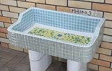 M1003 レトロなタイル流し台MサイズM-1003 タイル流し シンク