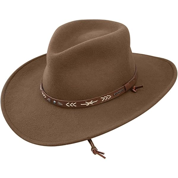 Amazon | Stetson Dice - ウールギャンブラーハット US サイズ: 6 7/8