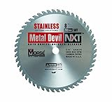 MK Morse CSM850NSSC Metal Devil NXT Circular Saw Blade, 8-Inch Diameter, 5/8-Inch Arbor, 50 Teeth, S