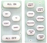 Leviton 38A06-2 Custom Legend Kit for Scene or House Status Switches [並行輸入品]