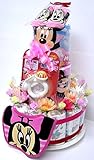 出産祝い オムツケーキ ３段おむつケーキ ディズニー３R 女の子用ミニー