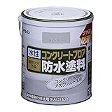 （まとめ買い）アサヒペン 水性コンクリートフロア防水塗料 ツヤ消し防滑仕上げ 1.6L ライトグレー 【×3】