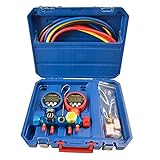 (アイウィス) IWISS IWS-6884-L ボールバルブ式ゲージマニホールド エアコン工具セット