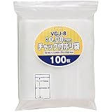 ジャパックス チャック付きポリ袋 厚口タイプ 240×340×0.08mm 100枚入 VGJ-8