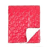 Tadpoles Quilted Nylon Puffer Baby Blanket, Red by Tadpoles [並行輸入品]
