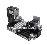 36W Aluminum Metal Mini Table Motorized Lathe Machine DIY Tool Model Woodworking 36Wアルミメタルミニテーブル電動旋盤